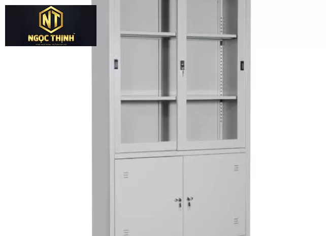 Tủ sắt sơn tĩnh điện 2 khoang TS09K3GCK Tủ sắt sơn tĩnh điện 2 khoang TS09K3GCK